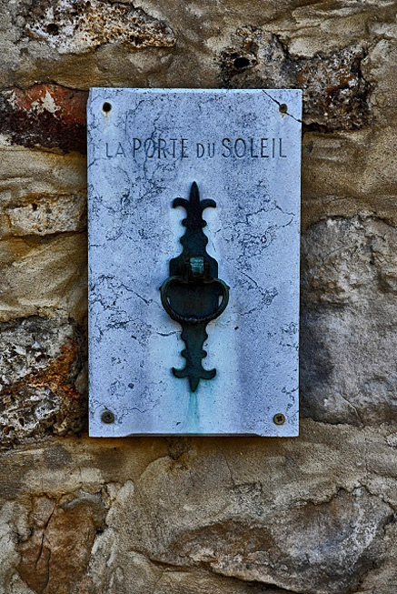 french-raku la-porte-du-soleil doorknocker