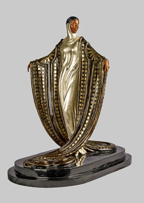 la_mysterieuse_erte_martin_lawrence_galleries Deco figurine La Mysterieuse by Erte_Martin Lawrence galleries