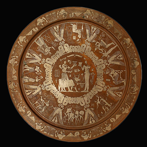 Large-19th-century-EgyptianCharger-475x475 Large 19th century Egyptian Charger