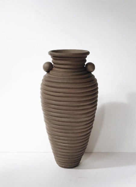Large-coil-built-urn-Nicolette-Johnson Large-coil-built-urn-Nicolette-Johnson chocolate brown colour