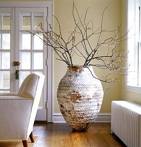 large-pots-pottery-vase Extra large pottery vase with textured surface