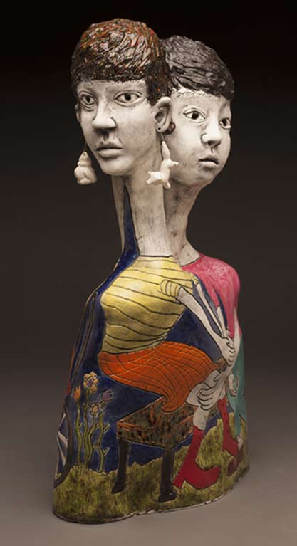 Laura-Jean-McLaughlin--Entangled---PCA-Resident-Artist Laura-Jean-McLaughlin--Entangled ceramic sculpture