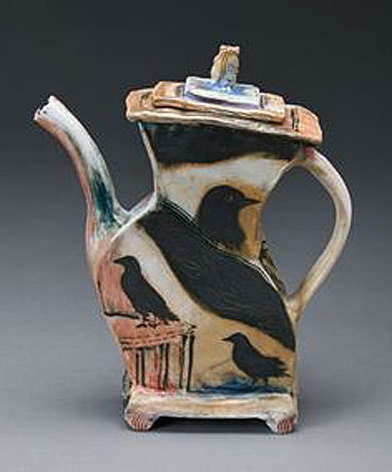laurie-shaman-teapot-392x472 Laurie-Shaman crow teapot