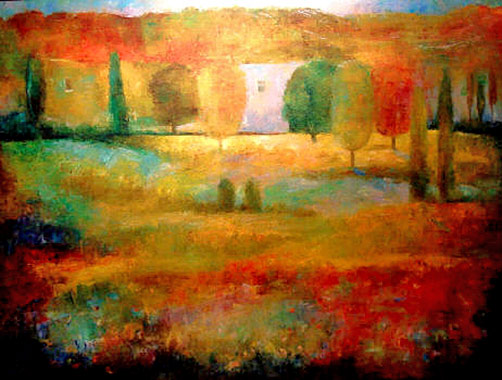 Lela_Maharobeli_Field_of_Dreams Lela Maharobeli _ Field of Dreams painting
