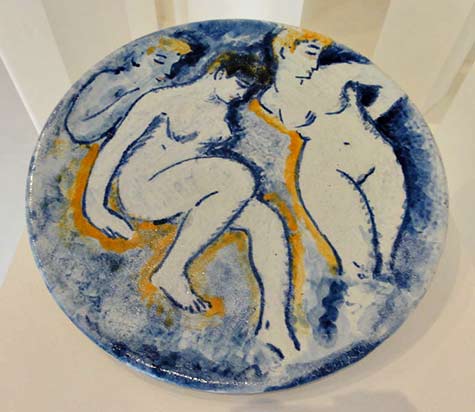 Les-céramiques-fauves---Maurice-de-Vlaminck Maurice de Vlaminck fauves ceramic plate