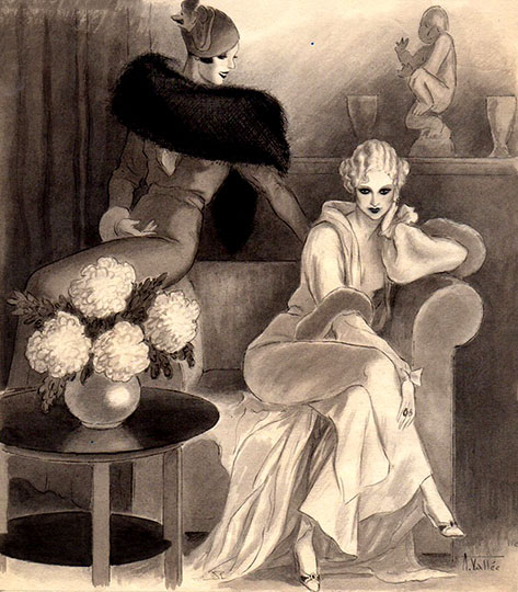 Les-petites-femmes-d'Armand-Vallée Les petites femmes-d'Armand Vallée Art Deco fashion