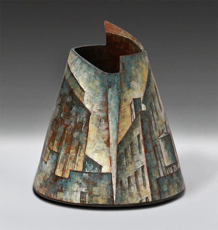 Lidya-Buzio-city-building-vase Lidya-Buzio---XIX--1985----Artsy - Copy