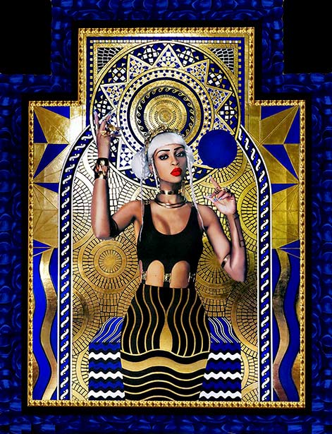 Lina-Viktor-artist Lina-Viktor-gilded-painting