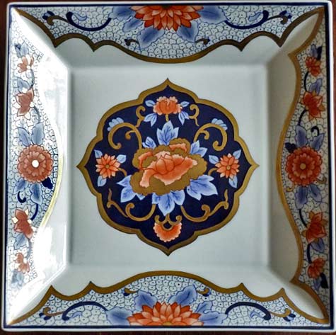 danielle-adjoubel-ceramic-art little-imari-danielle-adjoubel ceramic square plate