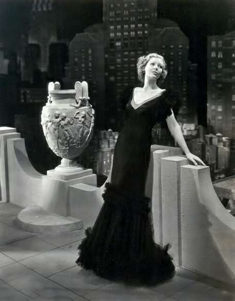 Loretta-Young Loretta-Young in long black evening gown