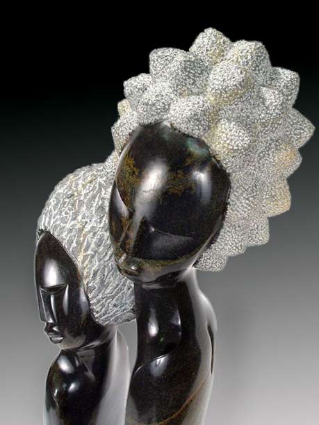 Lovers-in-Passion-Shona-Sculpture-from-Zimbabwe.-$2400 Lovers in Passion-Shona Sculpture-from-Zimbabwe by Rufaro Ngoma