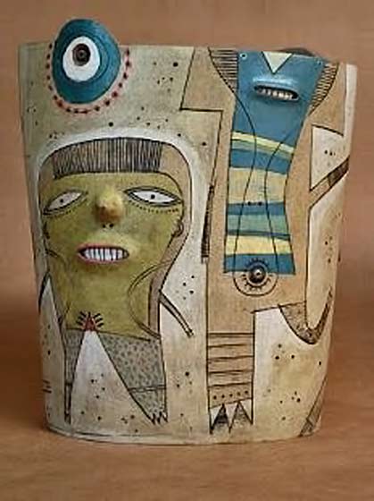 Luciano-Polverigiani-ceramic-arts Luciano-Polverigiani--abstract-ceramic figures