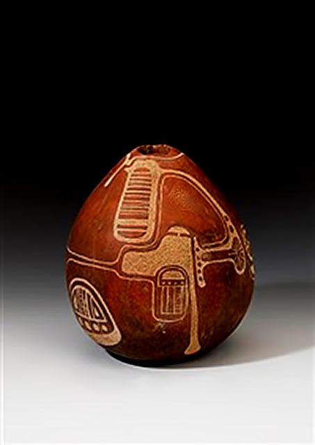 lucky-madlo-sibiya-calabash lucky-madlo-sibiya-calabash ceramic sgraffito vessel