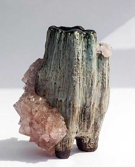 Lukas-Wegwerth-Crystallization-Ceramic Lukas Wegwerth-Crystallization ceramic vessel