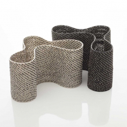 Lut-Laleman-ceramic-art Lut-Laleman-wavy ceramic-sculptural vessels