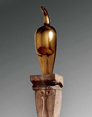 Maiastra---Constantin-Brancusi Maiastra-bronze sculpture--Constantin-Brancusi