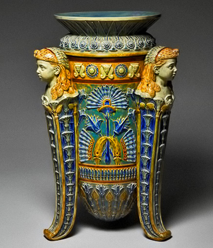 majolica-egyptian-revival-vase-437x508 Majolica-Egyptian-Revival-vase,-19th-century-Blairma.co