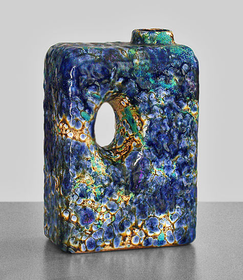 Marei-2003-lava-bottle Marei-2003-lava-glaze bottle