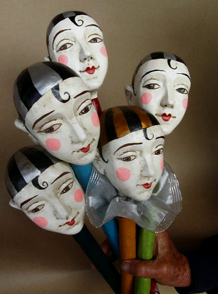 Mauricio-Perez-pierrot-heads Mauricio Perez pierrot heads