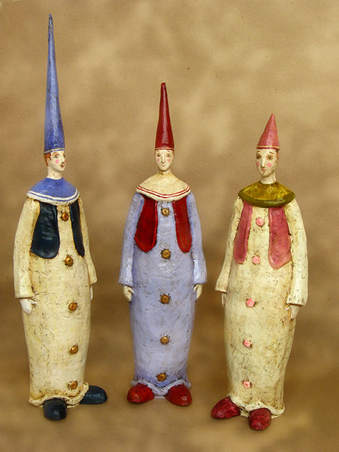 Mauricio-Perez-clowns Mauricio Perez-three clowns