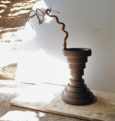 Memphis-Milano-stepwell-inspired-vase-Nicolette-Johnson Memphis-Milano-stepwell-inspired-vase by Nicolette Johnson