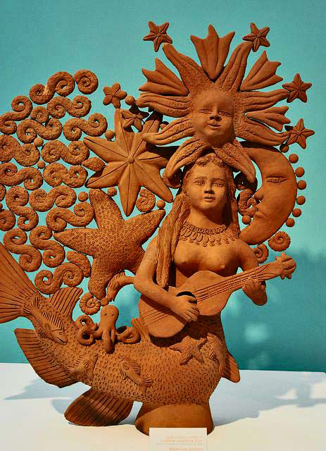 Mexican-Mermaid-Sirena-by-Teyacapan,-via-Flickr Terracotta Mexican Mermaid Sirena by Teyacapan,-via Flickr