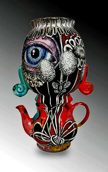 Michael-Lucero-Head-with-Two-Curls-Teapot,-2009The-NevicaProject Michael-Lucero Head-with-Two-Curls-Teapot,