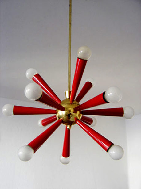 red-atomic-sputnik-pendant-lamp-chandelier-sartatti Mid-Century-Modern-ATOMIC-Sputnik-PENDANT-Lamp-CHANDELIER-Sartatti