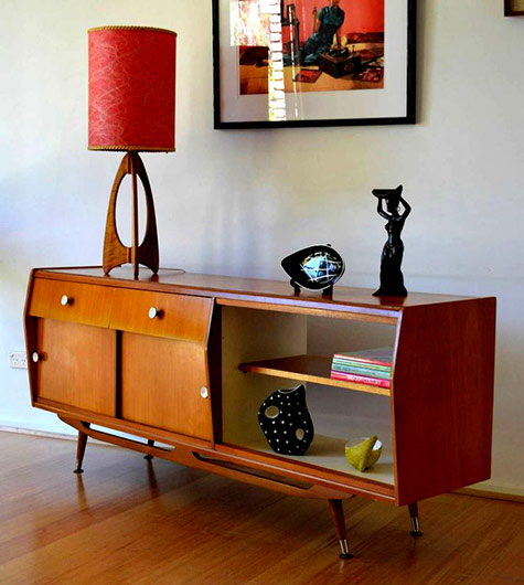 Mid-Century-Modern-teak--Danish-sideboard Mid-Century-Modern-Freak--Danish-modern-quality-crafted-open-back-Queensland