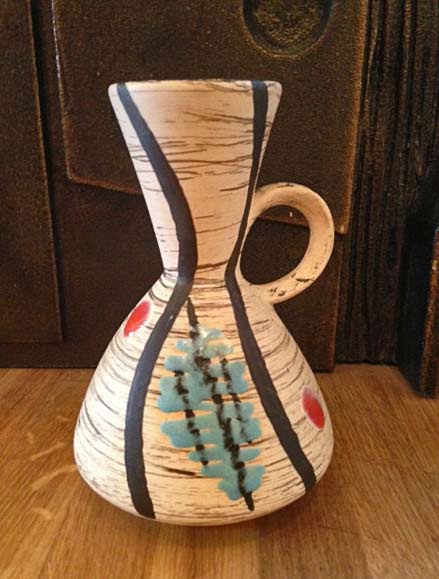 mid-century-vase-white with black mid-century-vase-jug