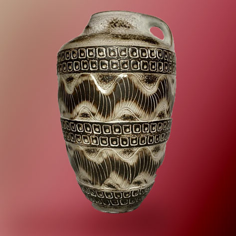 mid-century-west-german-ceramic-floor-vase-by-carstens-tonnieshof Mid century West German ceramic floor vase by Carstens tonnieshof