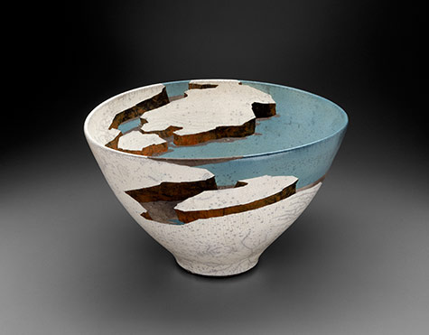 Mirage Lake_Wayne Higby Mirage Lake_Wayne Higby sculptural vessel