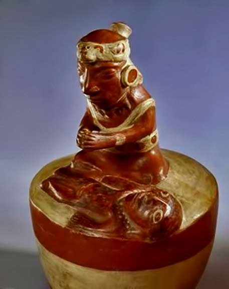 Mocha---shaman-in-prayer ceramic shaman figure praying