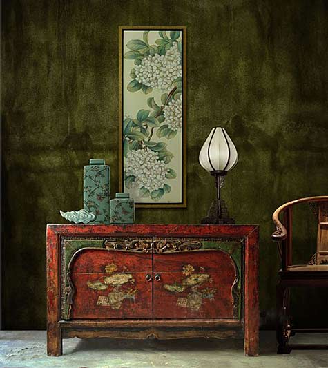 modern-Chinese-style-decor Earth drawing Chinese decor