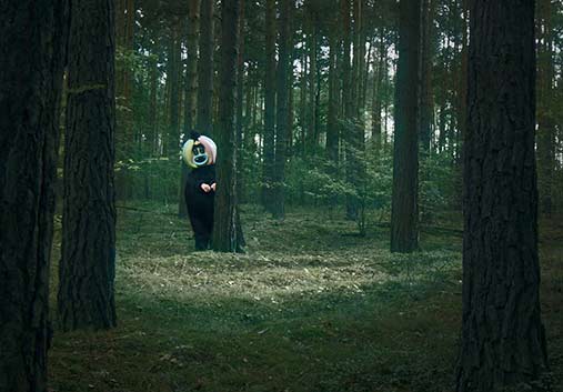 shy-moon-man moon-man-in-forest