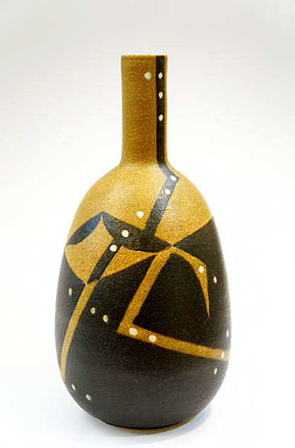 Morihiro-Wada---Glaze-bird-fly-bottle---21.5-inches Morihiro Wada---Glaze bird fly bottle---21.5-inches