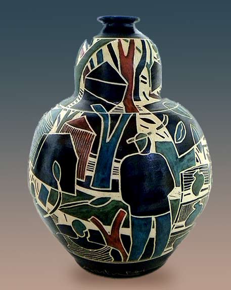 Marty-Ray---The-Neighborhood Marty-Ray---The-Neighborhood ceramic vase