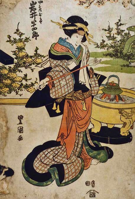 Utagawa-Toyokuni-I-japan-artist Nakai-Omiya-Hanshiro-Iwai - Utagawa Toyokuni I Japanese art