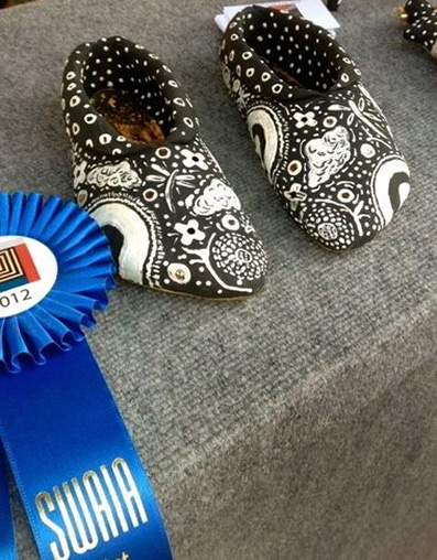 ceramic-shoes-anita-fields-397x598 Native Artist Anita Fields (Osage)