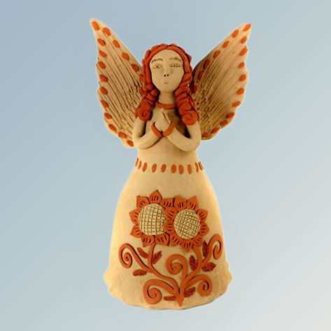 Nayeli-Vazquez-Angel Nayeli Vazquez terracotta pottery Angel