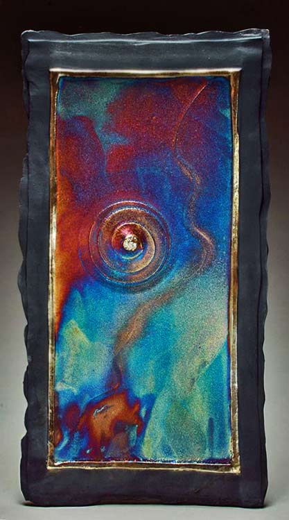steven-forbes raku ceramic panel nebulae-from-hubble-steven-forbes raku ceramic panel