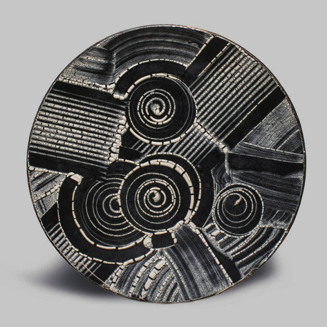 Richard-Sperry-abstract-plate Nevica_PrivateCollection_Untitled,-XL-Plate,-1986-Richard-Sperry