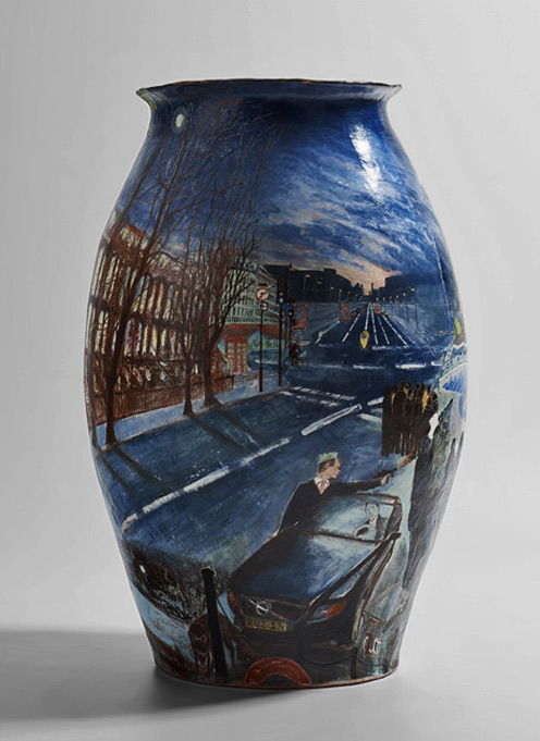 Ceramic-vase-Nightwalker-Claudia Clare Nightwalker-Claudia Clare - adventures of an Iranian limo driver in London