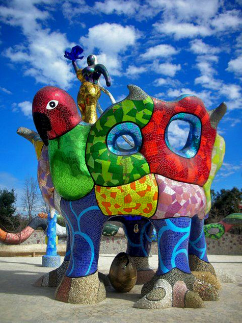 Queen-Califia-sculpture-Niki-de-Saint-Phalle Niki-de-Saint-Phalle-Queen Califia’s Magical Circle