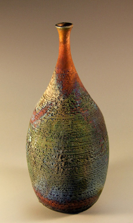 Nita-Claise-raku-bottle-455x765 Nita-Claise- raku fired bottle