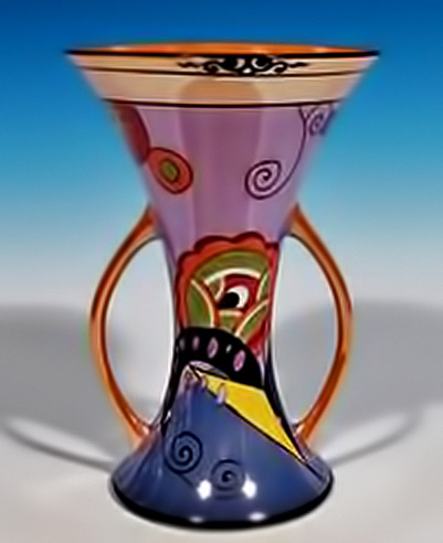 Noritake-Morimura-Jazz-Age-vase Noritake-Morimura-Green-Mark-Art-Deco-Mod-Jazz-Age-Handled-Lustre-Porcelain-Vase--o