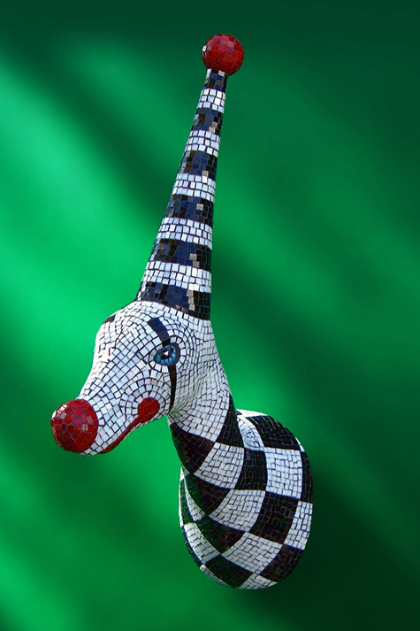 clownanimal-by-artistprovocateur-475x713 Original-glass-mosaic-sculpture,-Clownimal-Hangs-on-wall..-$450.00,-via-Etsy-artistprovocateur