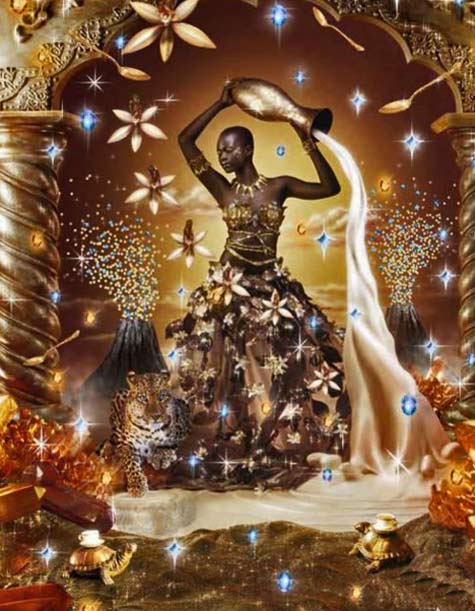 Goddess-Oshun Oshun painting