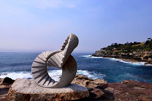 2-rings-by-Keizo-Ushio-496x330 2 rings by Keizo Ushio Abstract sculpture perched on a cliff face