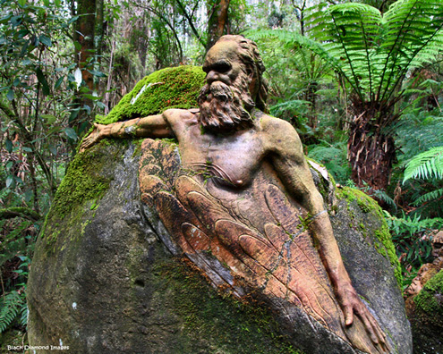 Ricketts-Sanctuary-Australia Clay-aboriginal-sculpture